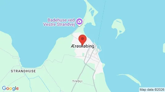 Erhvervslejemål til leje i Ærøskøbing - kort over placeringen