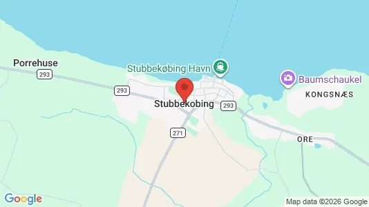 Erhvervslejemål til leje i Stubbekøbing - kort over placeringen