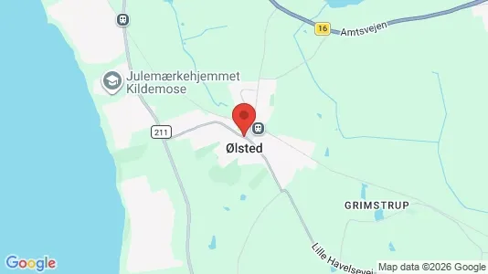 Erhvervslejemål til leje i Ølsted - kort over placeringen