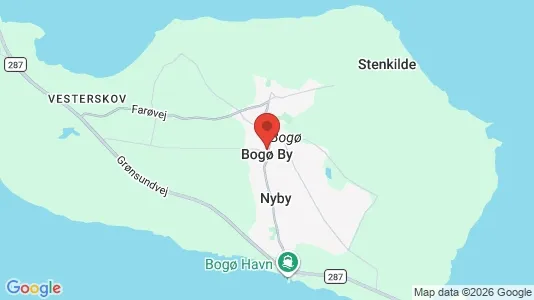 Erhvervslejemål til leje i Bogø By - kort over placeringen