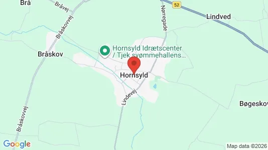 Erhvervslejemål til leje i Hornsyld - kort over placeringen