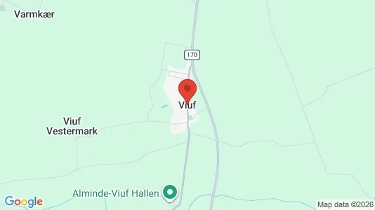 Erhvervslejemål til leje i Viuf - kort over placeringen