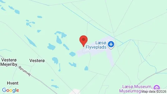Erhvervslejemål til leje i Læsø - kort over placeringen