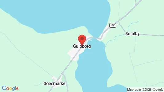 Erhvervslejemål til leje i Guldborg - kort over placeringen