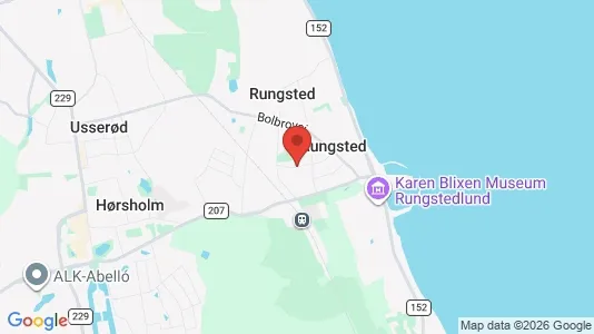 Erhvervslejemål til leje i Rungsted Kyst - kort over placeringen