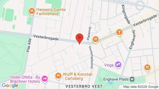 Kontorlokaler til leje i Valby - kort over placeringen