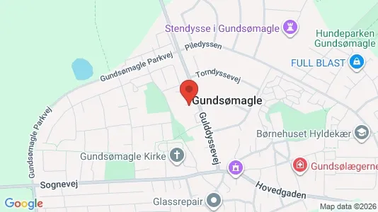 Erhvervslejemål til salg i Roskilde - kort over placeringen