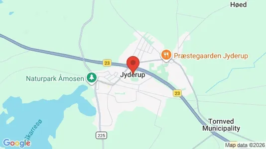 Restaurantlokaler til leje i Jyderup - kort over placeringen