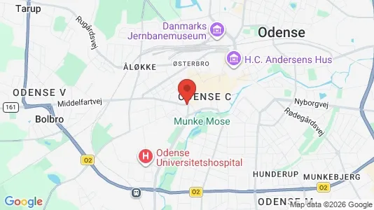 Erhvervslejemål til salg i Vesterbro - kort over placeringen