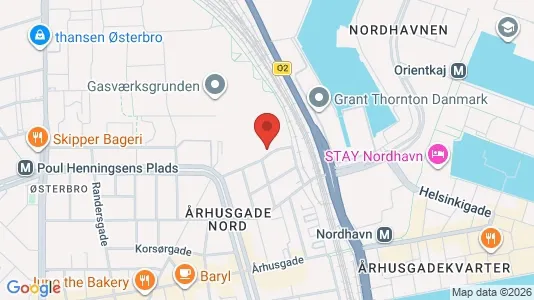 Kontorlokaler til leje i Østerbro - kort over placeringen