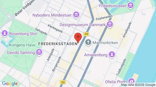 Kontorlokaler til leje i København K - kort over placeringen