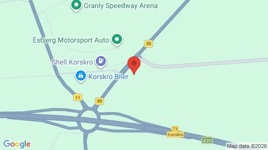 Erhvervsgrunde til salg i Esbjerg Ø - kort over placeringen