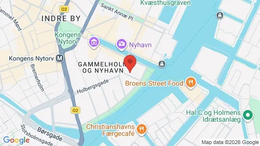 Kontorlokaler til leje i København K - kort over placeringen