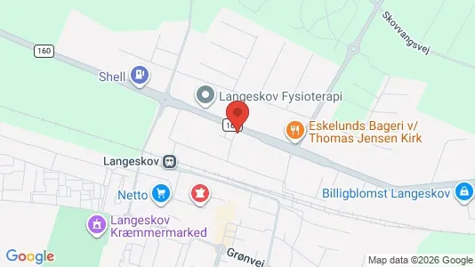Hoteller til salg i Langeskov - kort over placeringen