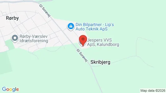Erhvervslejemål til salg i Kalundborg - kort over placeringen