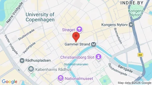 Erhvervslejemål til salg i København K - kort over placeringen
