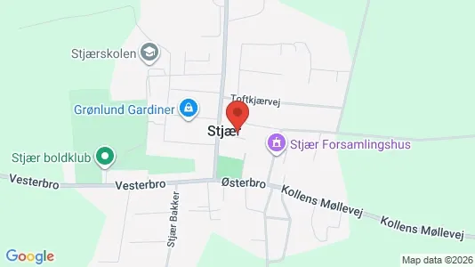 Boligudlejningsejendomme til salg i Galten - kort over placeringen