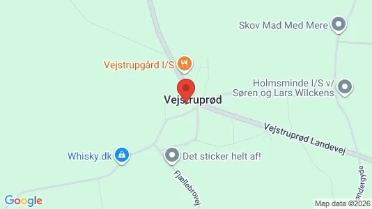 Lagerlokaler til salg i Sjølund - kort over placeringen