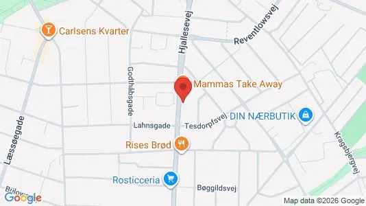 Boligudlejningsejendomme til salg i Odense C - kort over placeringen