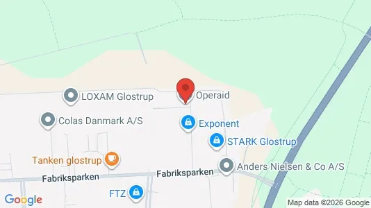 Lagerlokaler til leje i Glostrup - kort over placeringen