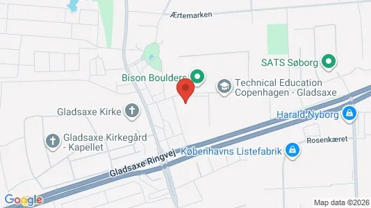 Kontorlokaler til leje i Søborg - kort over placeringen