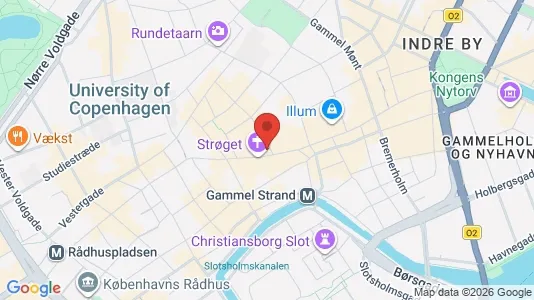 Kontorlokaler til leje i København K - kort over placeringen