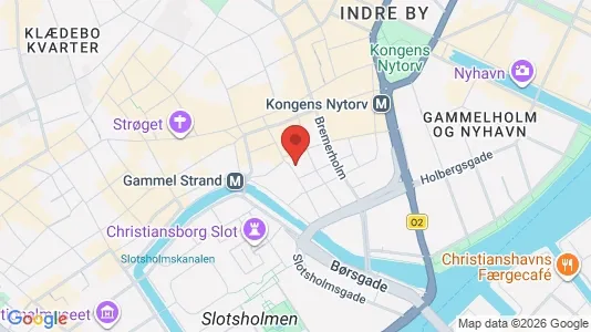 Kontorlokaler til leje i København K - kort over placeringen