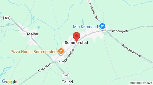 Erhvervslejemål til leje i Sommersted - kort over placeringen