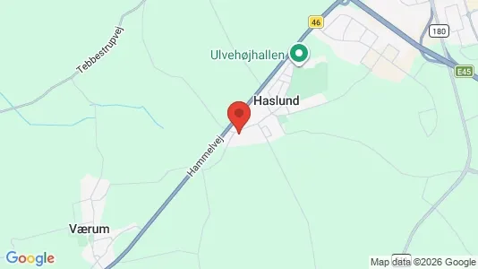 Erhvervslejemål til leje i Randers SV - kort over placeringen