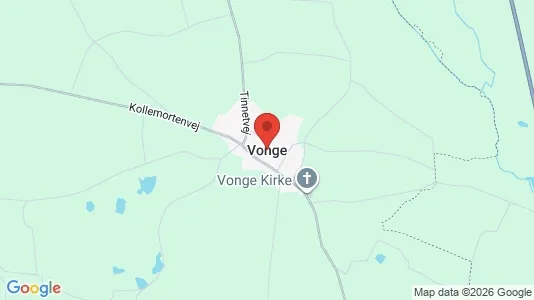 Erhvervslejemål til leje i Vonge - kort over placeringen