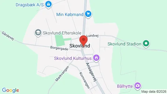 Erhvervslejemål til leje i Ansager - kort over placeringen