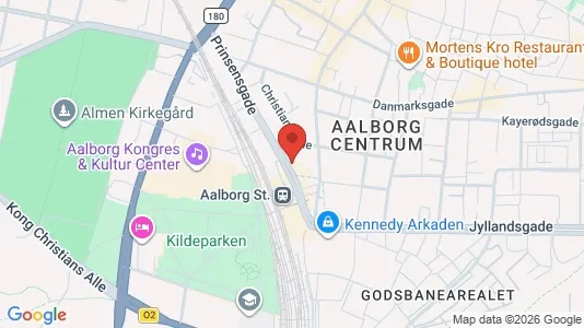 Boligudlejningsejendomme til salg i Aalborg Centrum - kort over placeringen