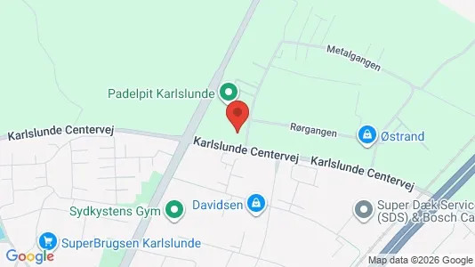 Kontorlokaler til leje i Karlslunde - kort over placeringen