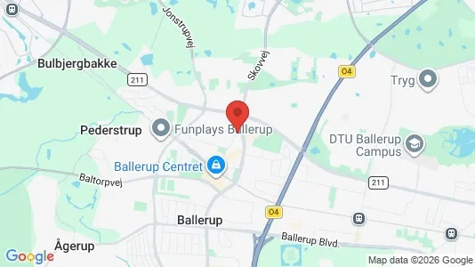 Erhvervslejemål til leje i Ballerup - kort over placeringen
