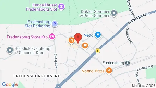 Erhvervslejemål til leje i Fredensborg - kort over placeringen