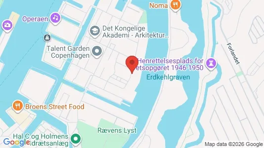 Kontorlokaler til leje i København K - kort over placeringen